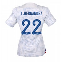 Dres Francúzsko Theo Hernandez #22 Preč pre Ženy MS 2022 Krátky Rukáv